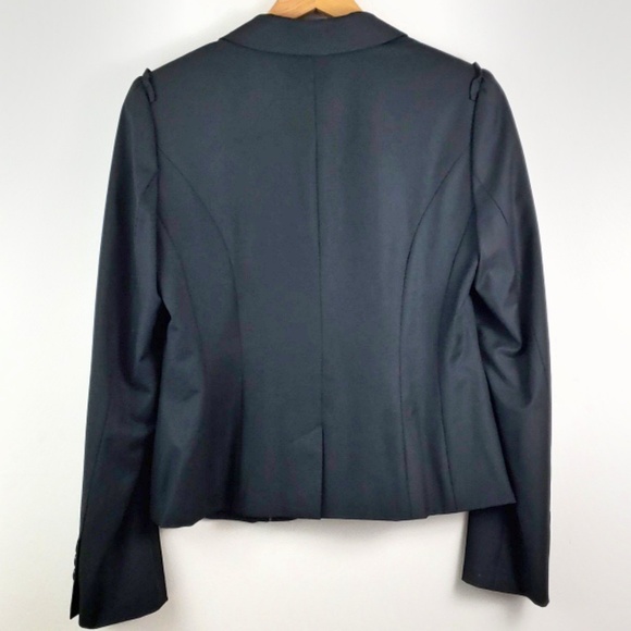 Ann Taylor LOFT Ruffle Detail Career Blazer Jacket - Picture 6 of 8